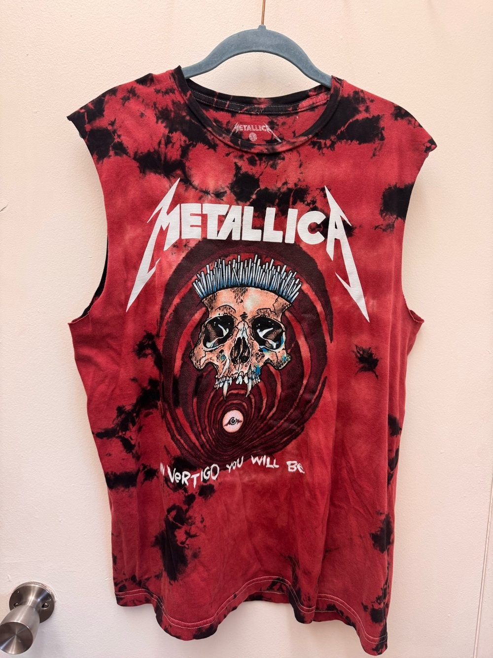 Metallica tie dye tank